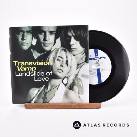 Transvision Vamp Landslide Of Love 7" Vinyl Record - Front Cover & Record