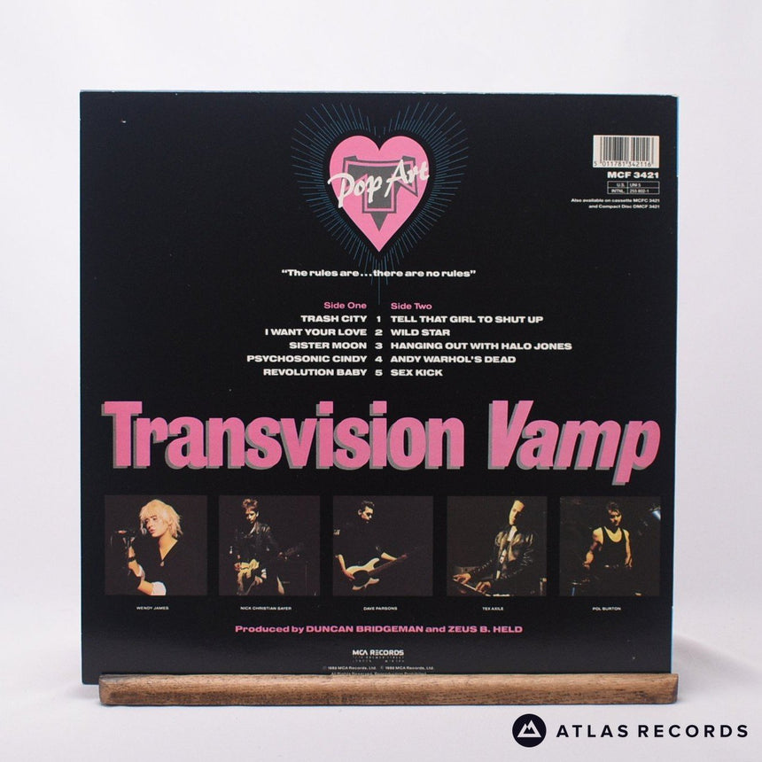 Transvision Vamp - Pop Art - LP Vinyl Record - EX/VG+