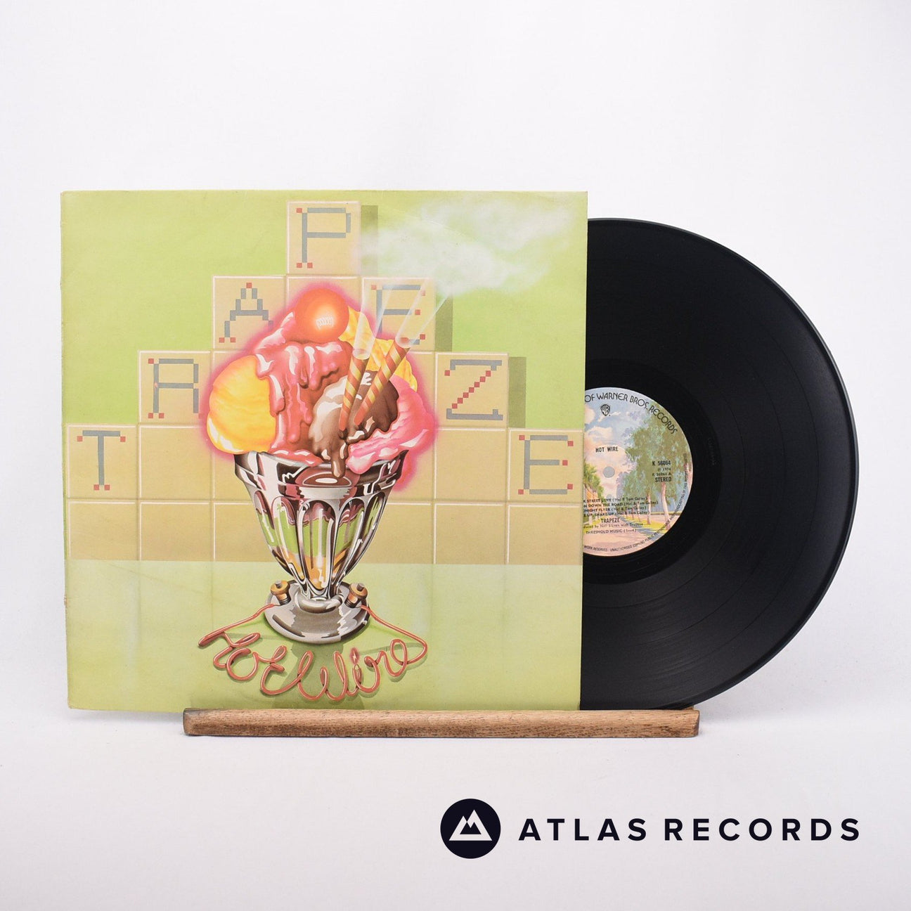 Trapeze Hot Wire LP Vinyl Record - Front Cover & Record