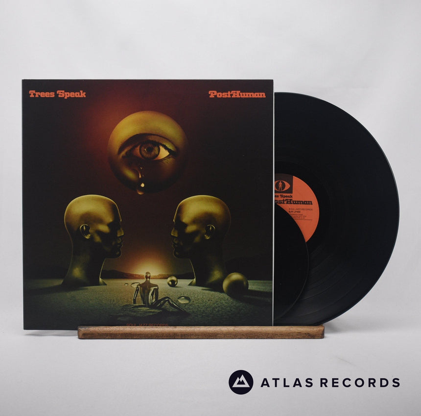 Trees Speak PostHuman LP + 7" Vinyl Record - Front Cover & Record