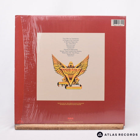 Triumph - Never Surrender - First Press Us LP Vinyl Record - EX/EX