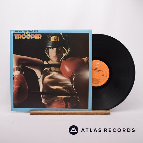 Trooper Knock 'Em Dead Kid LP Vinyl Record - Front Cover & Record