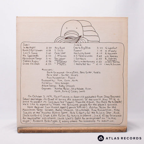 Trout Fishing In America - You Bore Me To Death - LP Vinyl Record - EX/VG+