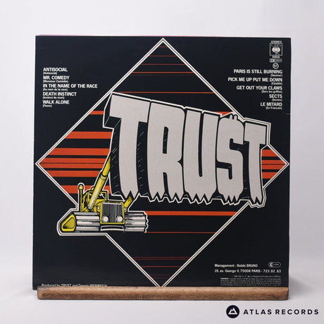 Trust - Repression - Lyric Sheet LP Vinyl Record - EX/EX