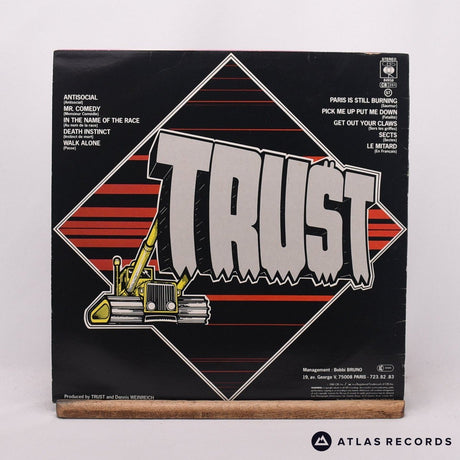 Trust - Repression - Lyric Sheet LP Vinyl Record - VG+/EX