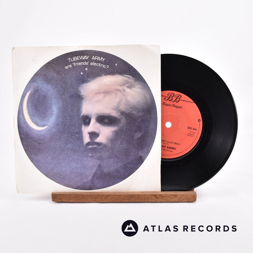 Tubeway Army Are 'Friends' Electric? 7" Vinyl Record - Front Cover & Record