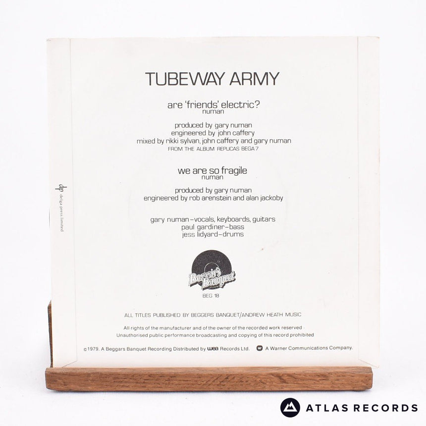 Tubeway Army - Are 'Friends' Electric - Misprint 7" Vinyl Record - EX/EX