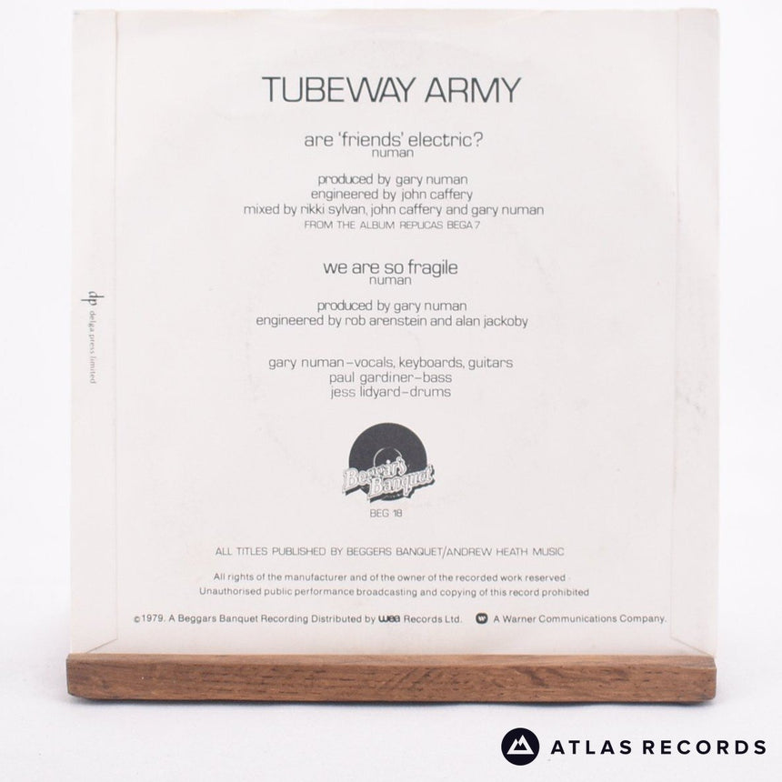 Tubeway Army - Are 'Friends' Electric? - 7" Vinyl Record - EX/VG+