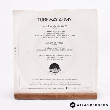Tubeway Army - Are 'Friends' Electric? - Misprint 7" Vinyl Record - VG/VG+