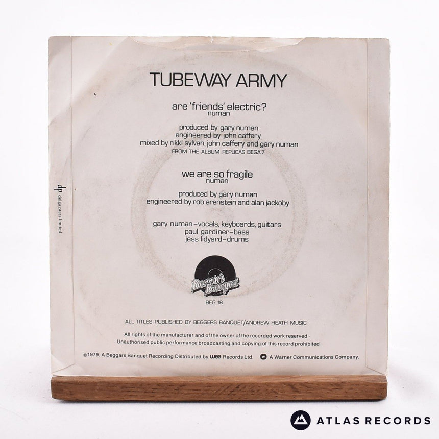 Tubeway Army - Are 'Friends' Electric? - 7" Vinyl Record - VG+/EX