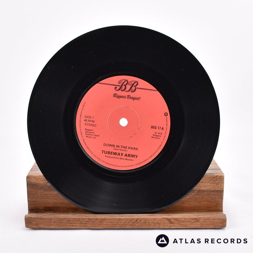 Tubeway Army - Down In The Park - 7" Vinyl Record - EX/VG+