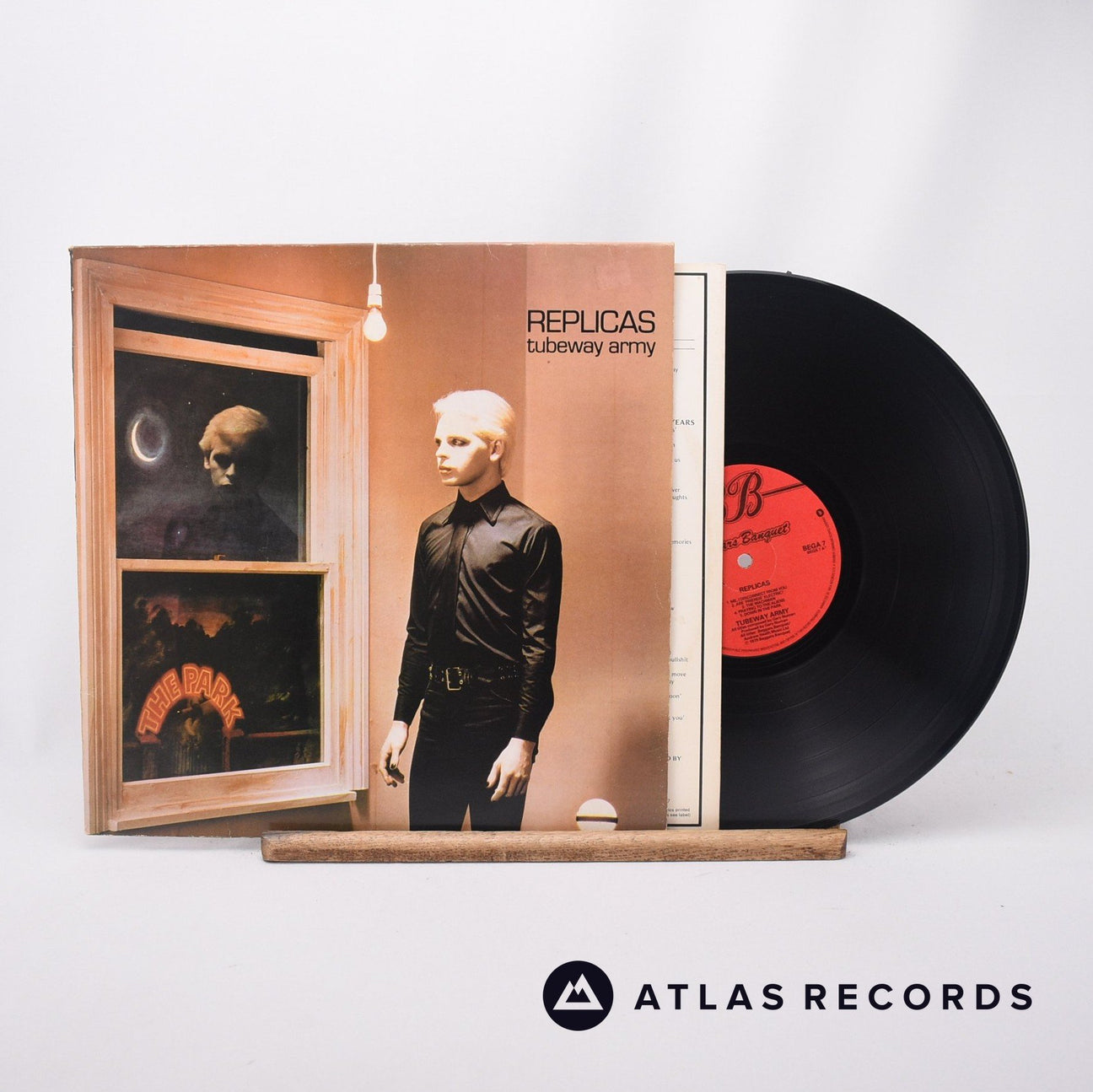 Tubeway Army Replicas LP Vinyl Record - Front Cover & Record