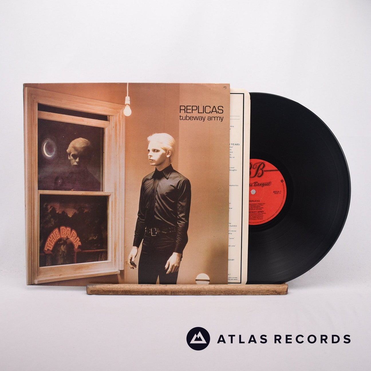 Tubeway Army Replicas LP Vinyl Record - Front Cover & Record