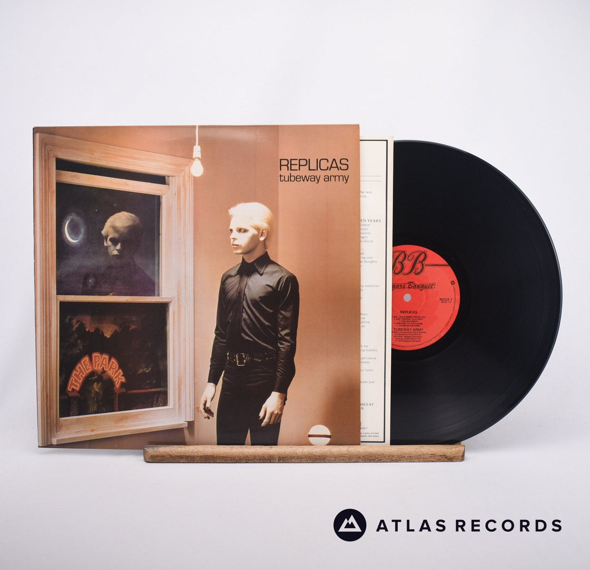 Tubeway Army Replicas LP Vinyl Record - Front Cover & Record