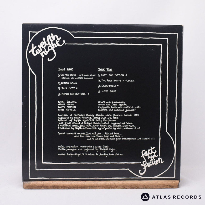 Twelfth Night - Fact And Fiction - Gatefold A1 B1 LP Vinyl Record - EX/EX