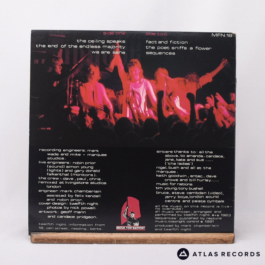 Twelfth Night - Live And Let Live - Timtom Gatefold LP Vinyl Record - VG+/EX