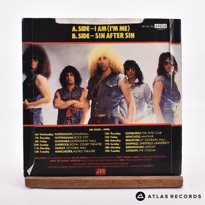 Twisted Sister - I Am (I'm Me) - Townhouse 7" Vinyl Record - VG+/EX