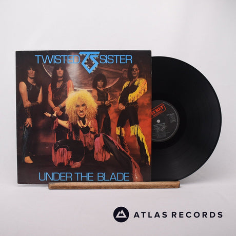 Twisted Sister Under The Blade LP Vinyl Record - Front Cover & Record
