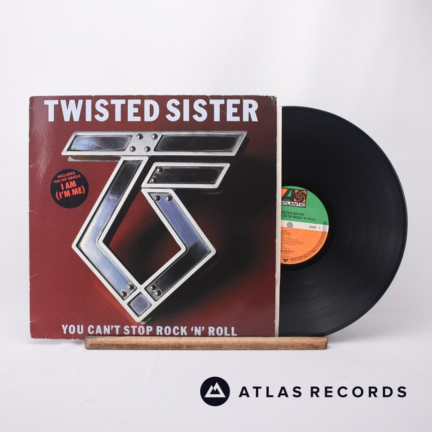 Twisted Sister You Can't Stop Rock 'N' Roll LP Vinyl Record - Front Cover & Record
