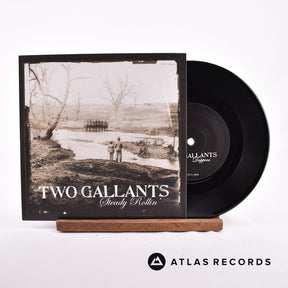 Two Gallants Steady Rollin' 7" Vinyl Record - Front Cover & Record