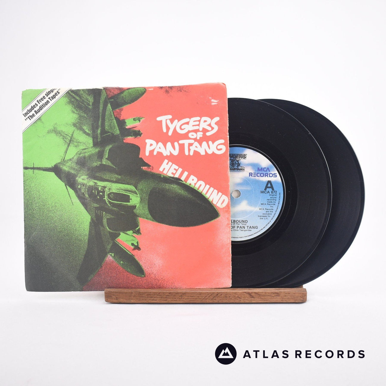 Tygers Of Pan Tang Hellbound 2 x 7" Vinyl Record - Front Cover & Record