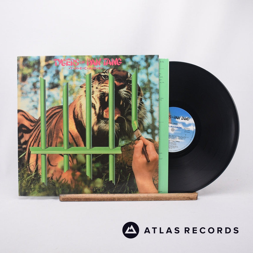 Tygers Of Pan Tang The Cage LP Vinyl Record - Front Cover & Record