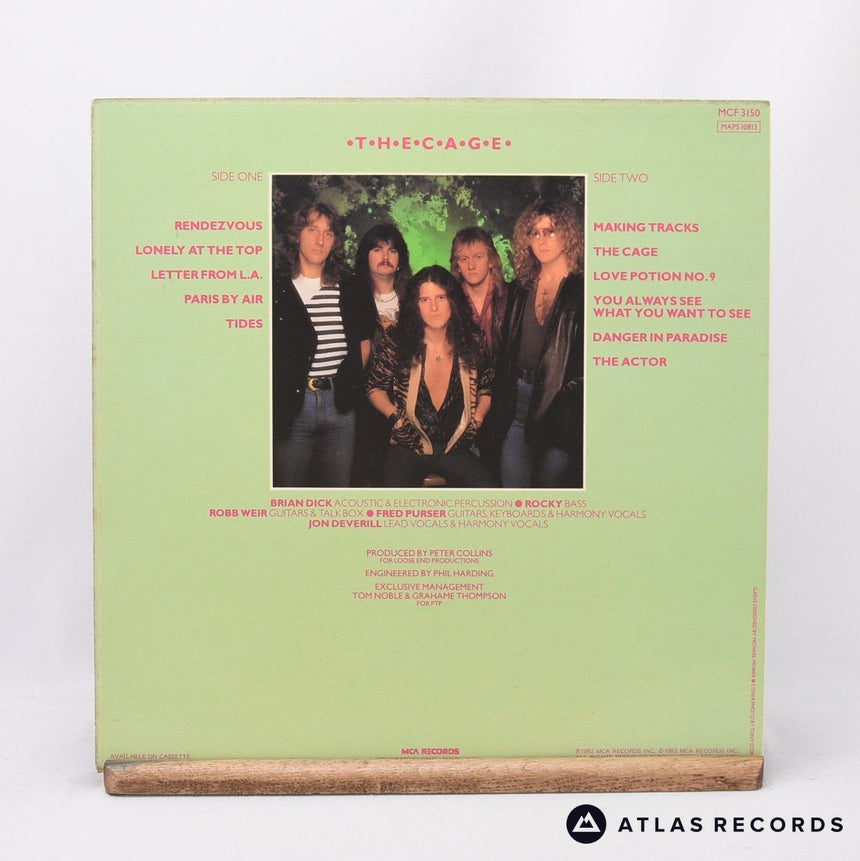 Tygers Of Pan Tang - The Cage - LP Vinyl Record - VG+/VG+