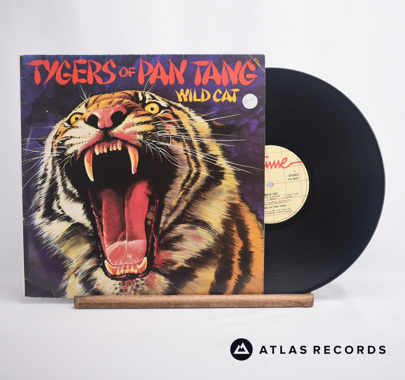Tygers Of Pan Tang Wild Cat LP Vinyl Record - Front Cover & Record