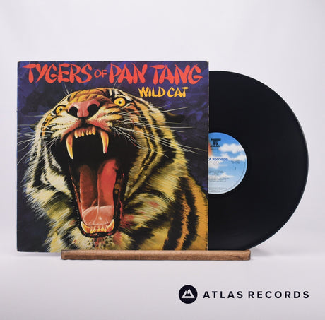 Tygers Of Pan Tang Wild Cat LP Vinyl Record - Front Cover & Record