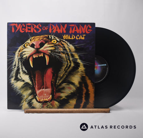 Tygers Of Pan Tang Wild Cat LP Vinyl Record - Front Cover & Record