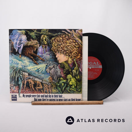 Tyrannosaurus Rex My People Were Fair And Had Sky In Their Hair... But Now They're Content To Wear Stars On Their Brows LP Vinyl Record - Front Cover & Record
