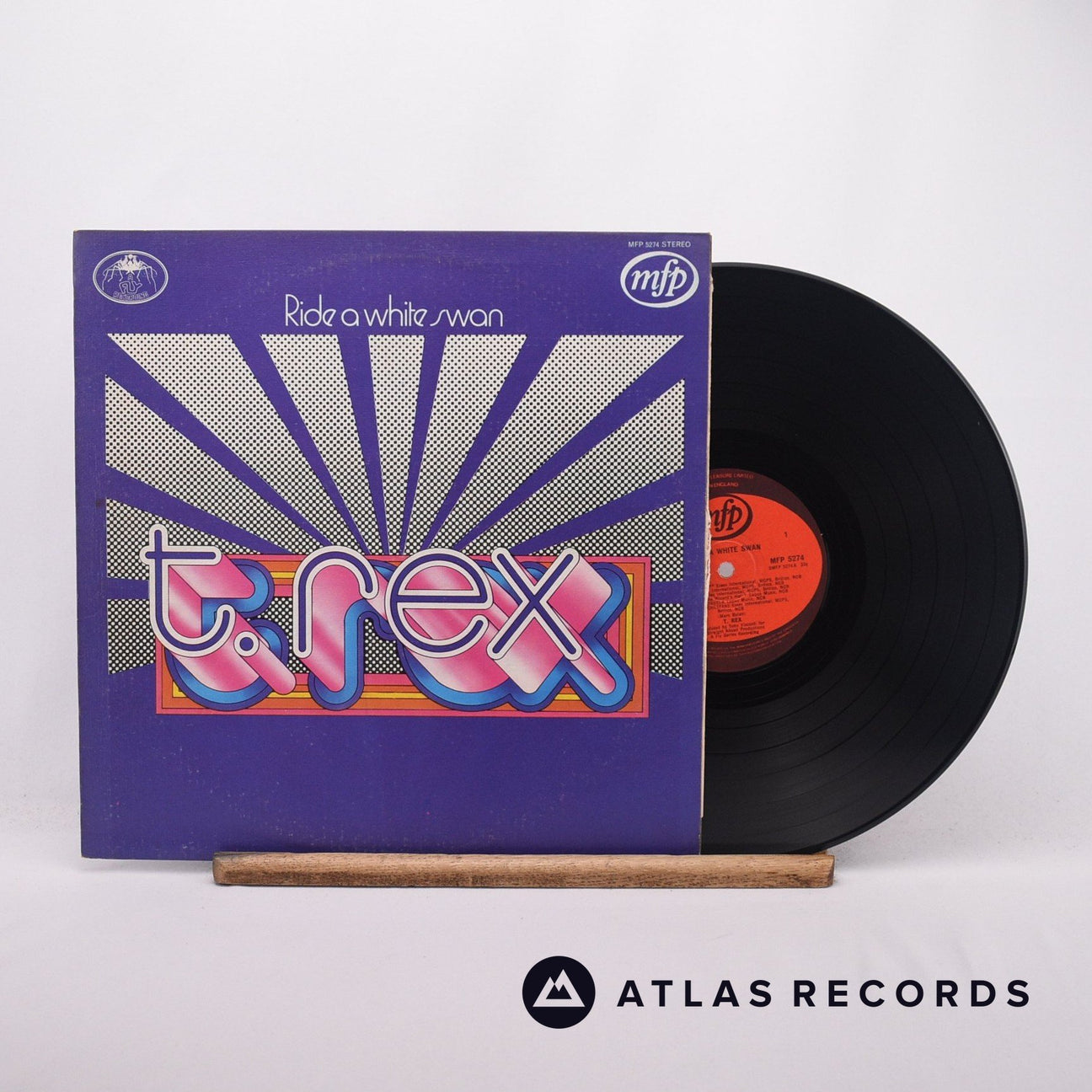Tyrannosaurus Rex Ride A White Swan LP Vinyl Record - Front Cover & Record
