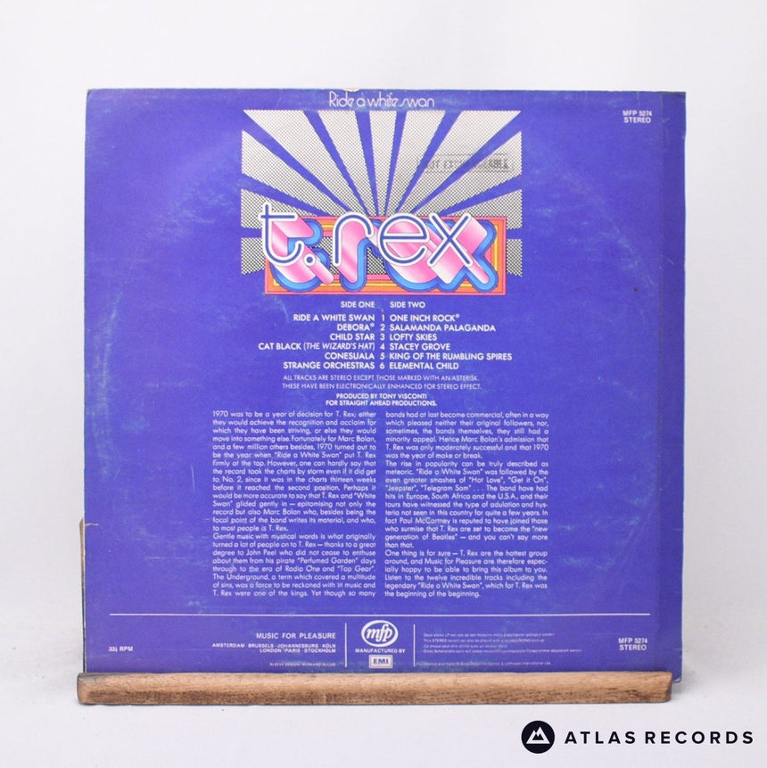 Tyrannosaurus Rex - Ride A White Swan - LP Vinyl Record - VG+/VG+