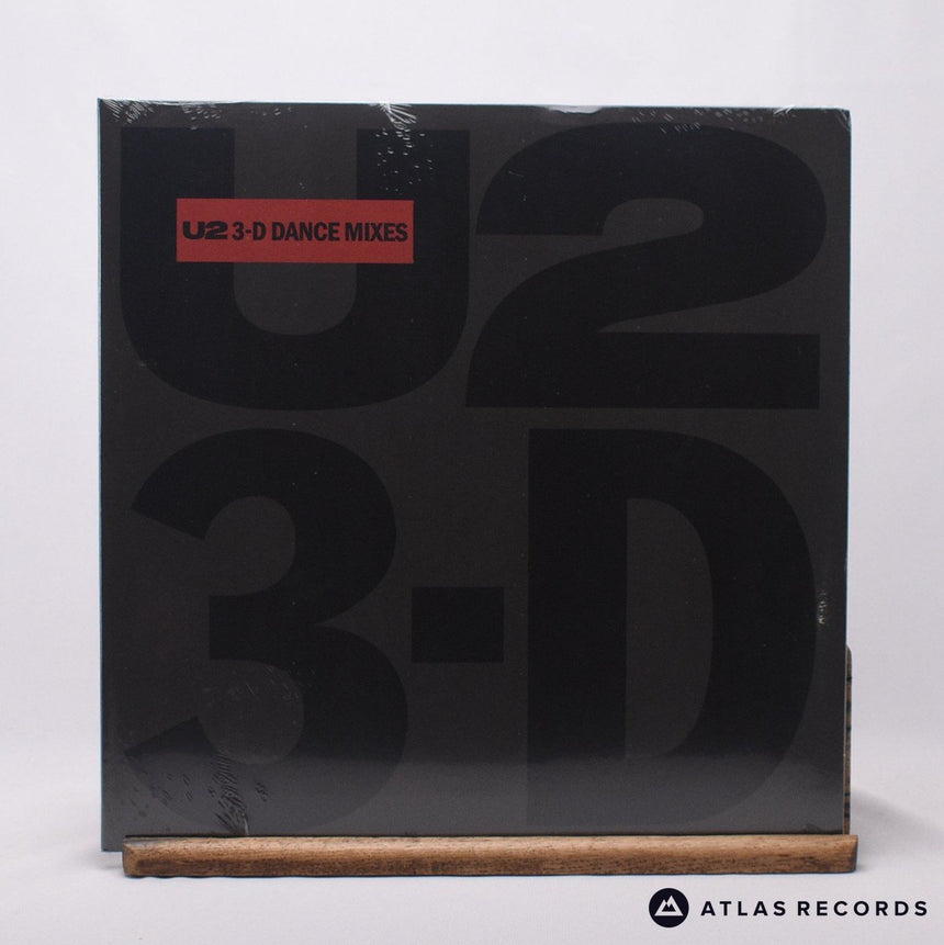 U2 3-D Dance Mixes 12" Vinyl Record - Front Cover & Record