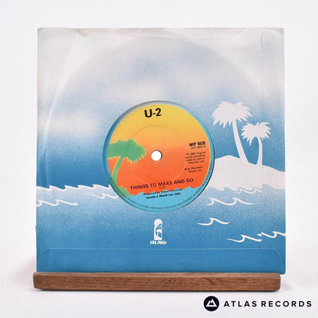 U2 - A Day Without Me - 7" Vinyl Record - VG+/EX