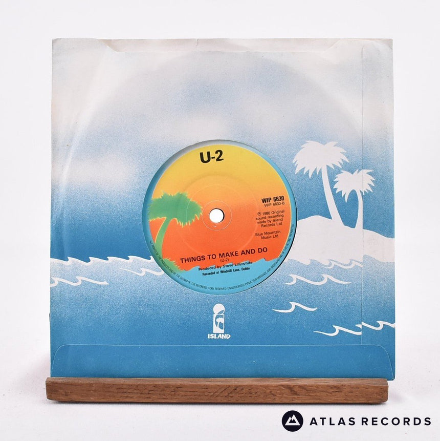 U2 - A Day Without Me - 7" Vinyl Record - VG+/EX