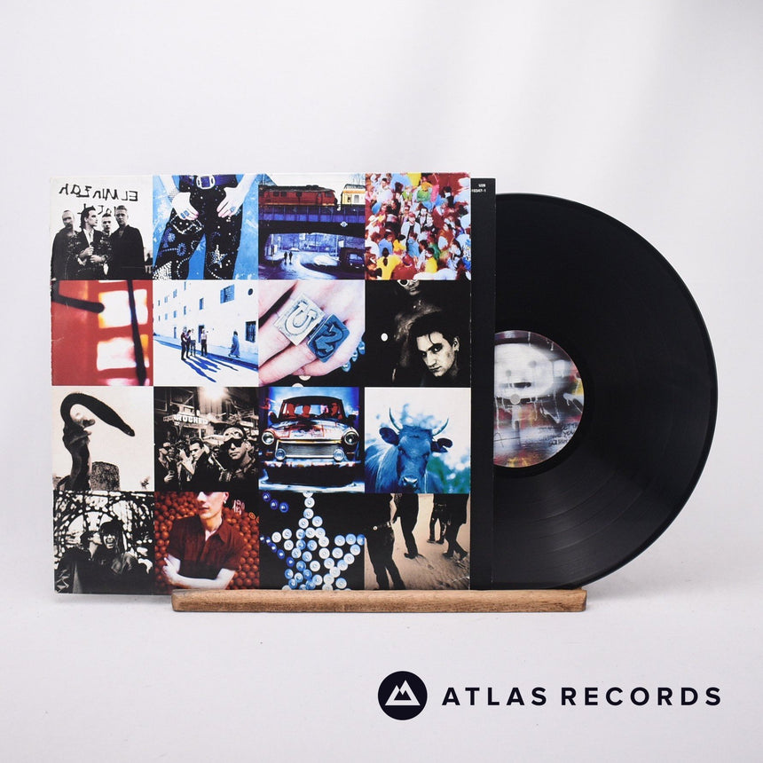 U2 Achtung Baby LP Vinyl Record - Front Cover & Record