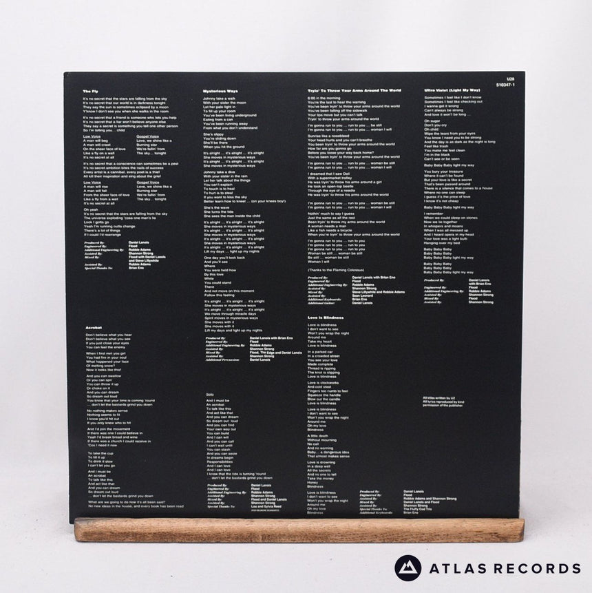 U2 - Achtung Baby - A-9 B-6 LP Vinyl Record - VG+/EX