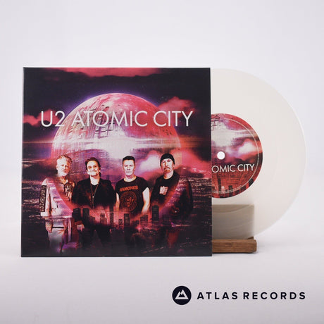 U2 Atomic City 7" Vinyl Record - Front Cover & Record