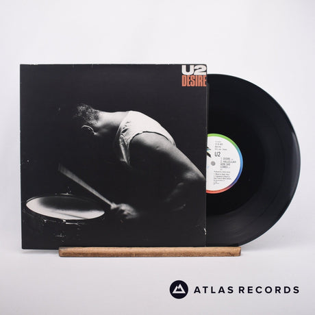 U2 Desire 12" Vinyl Record - Front Cover & Record