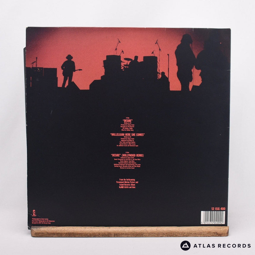 U2 - Desire - Gatefold 12" Vinyl Record - VG+/EX