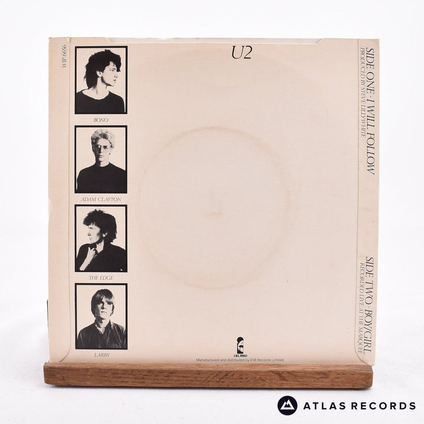 U2 - I Will Follow - 7" Vinyl Record - VG+/VG+