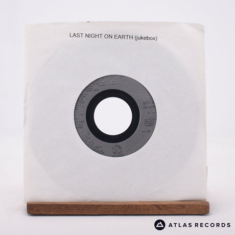 U2 Last Night On Earth 7" Vinyl Record - Front Cover & Record