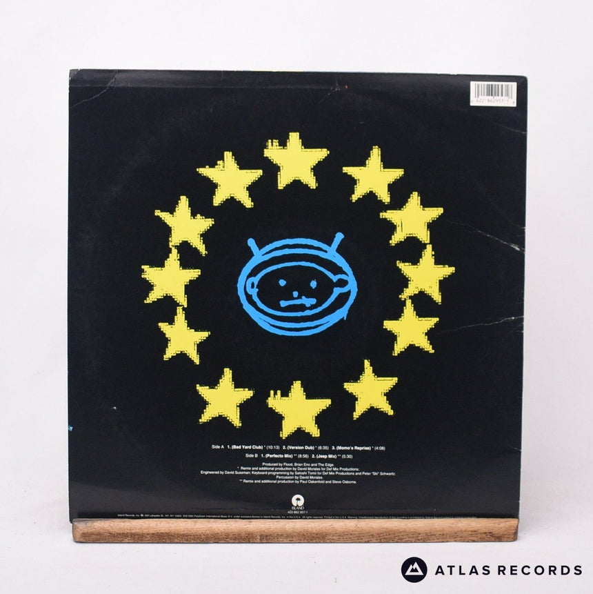 U2 - Lemon (Remixes) - Yellow Transparent Us 12" Vinyl Record - VG/EX