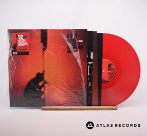 U2 Live "Under A Blood Red Sky" LP Vinyl Record - Front Cover & Record
