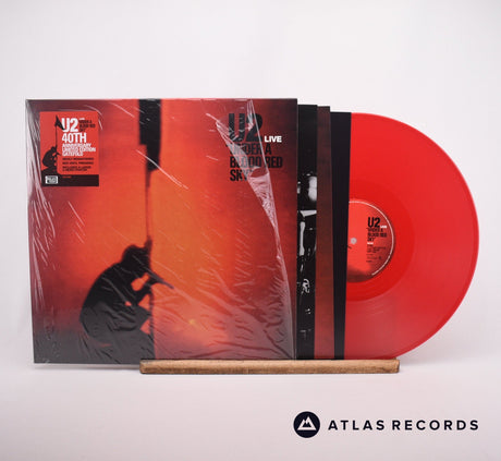 U2 Live "Under A Blood Red Sky" LP Vinyl Record - Front Cover & Record