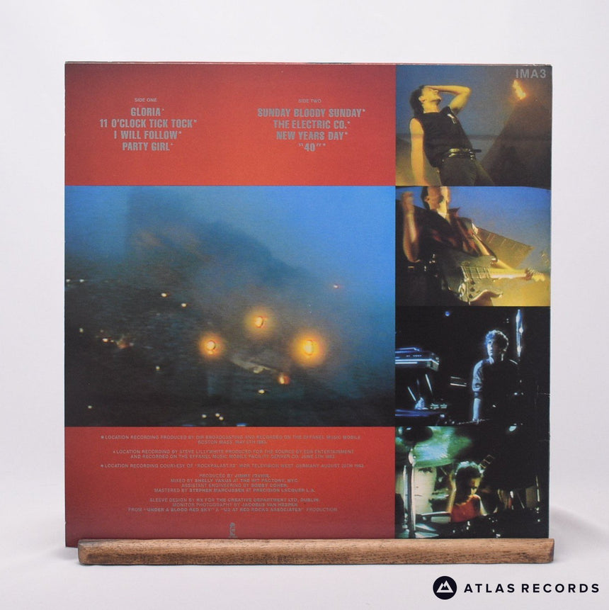 U2 - Live "Under A Blood Red Sky" - LP Vinyl Record - EX/EX