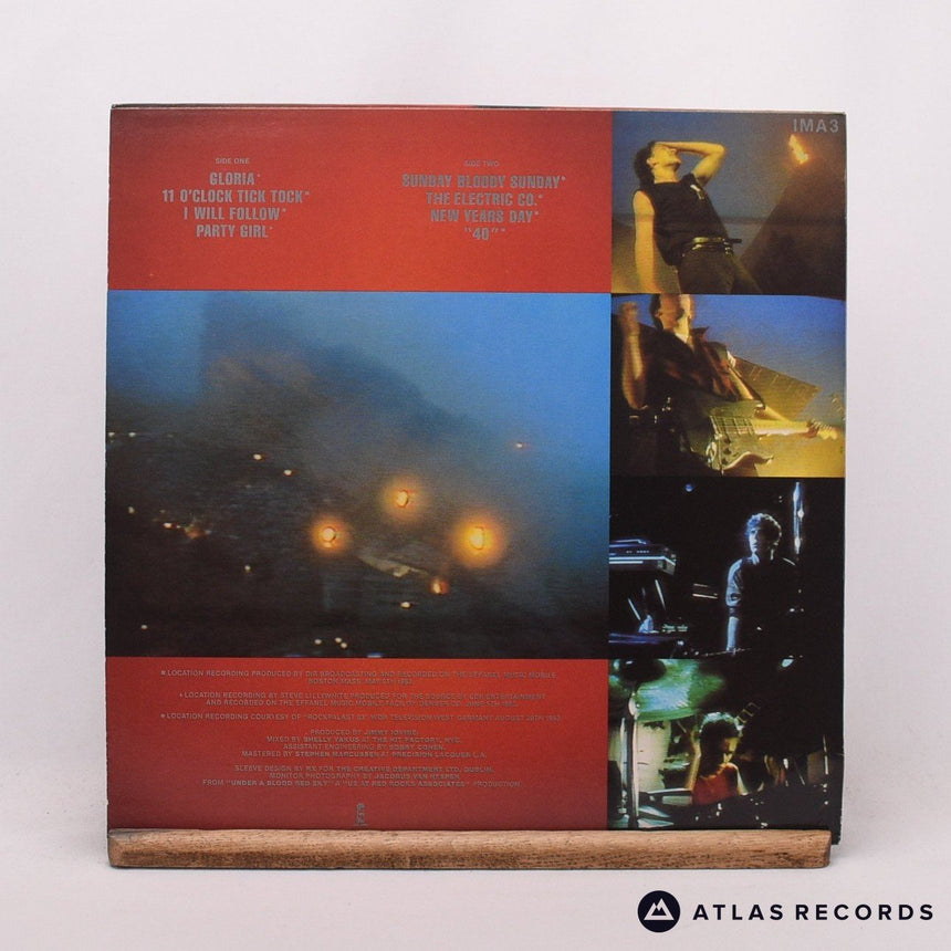 U2 - Live "Under A Blood Red Sky" - LP Vinyl Record - EX/EX