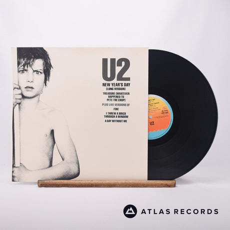 U2 New Year's Day 12" Vinyl Record - Front Cover & Record