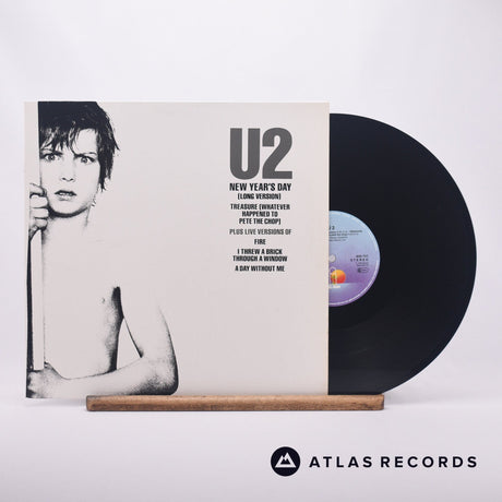 U2 New Year's Day 12" Vinyl Record - Front Cover & Record